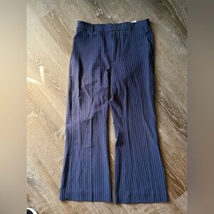 Banana Republic Navy Striped Trousers